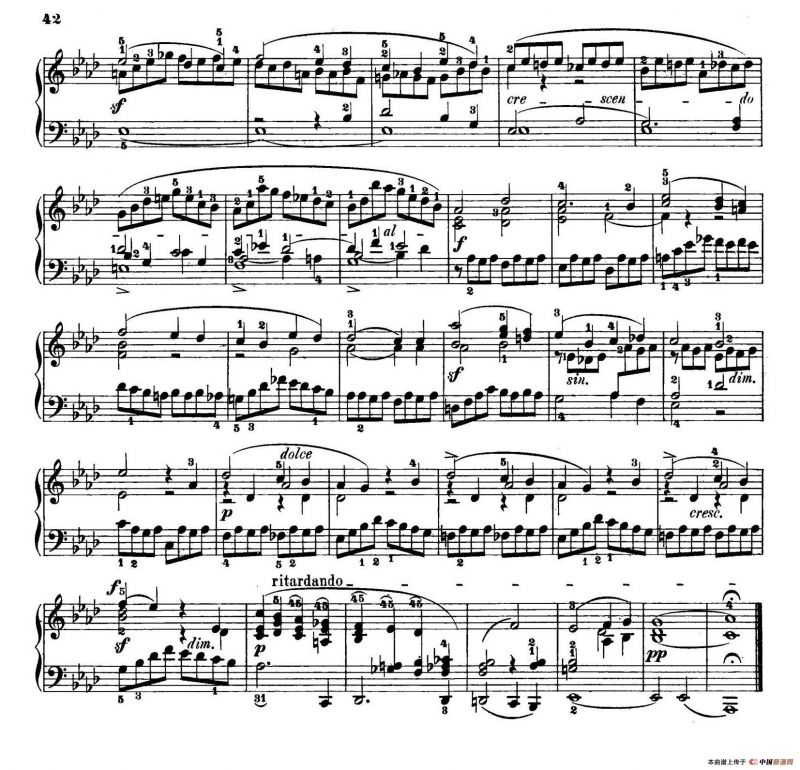 6 Preludes and Fugues Op.35（6首前奏曲与赋格·4）
