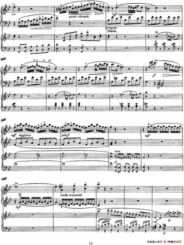 二十八部钢琴协奏曲 No.27（P16-30）