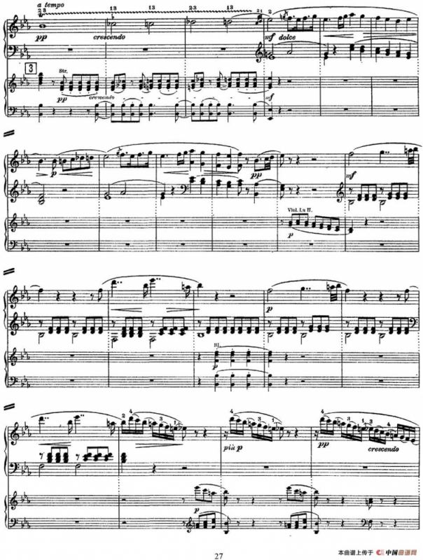 二十八部钢琴协奏曲 No.27（P16-30）