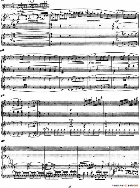 二十八部钢琴协奏曲 No.27（P16-30）