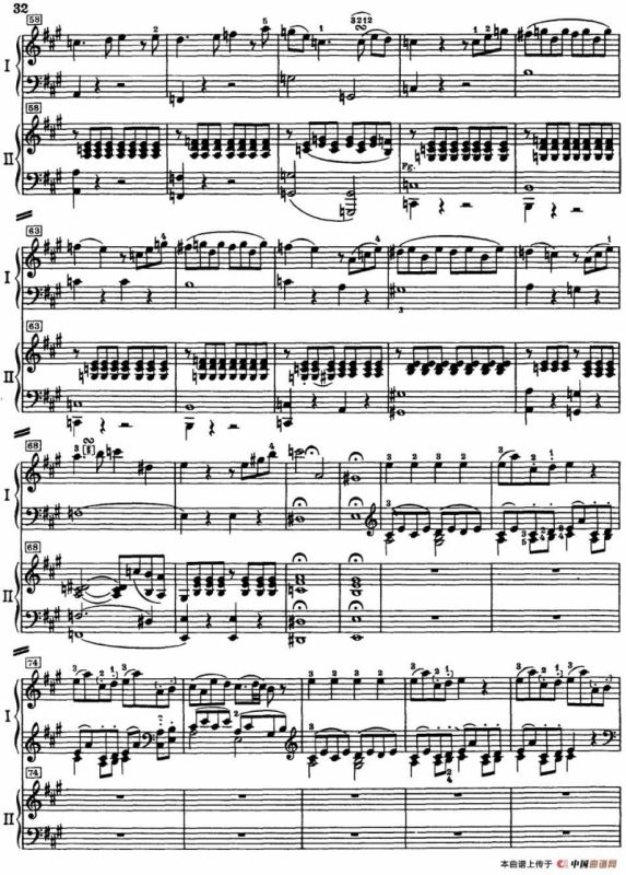 二十八部钢琴协奏曲 No.26（(P31-45）