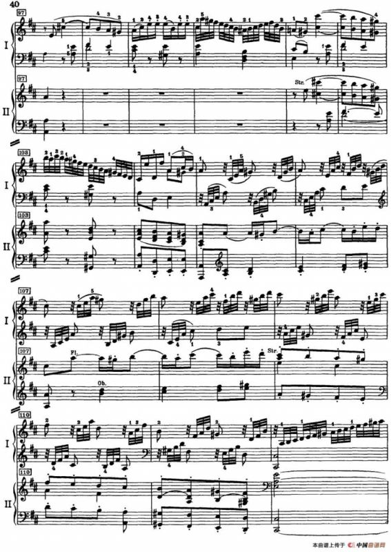 二十八部钢琴协奏曲 No.26（(P31-45）