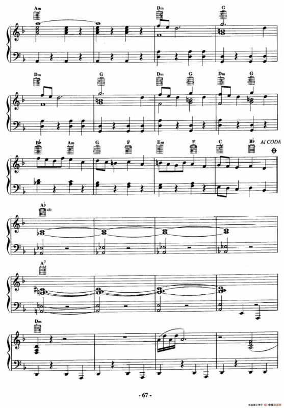 电影配乐大师莫瑞康最佳20首钢琴谱（Best of Ennio Morricone·20）