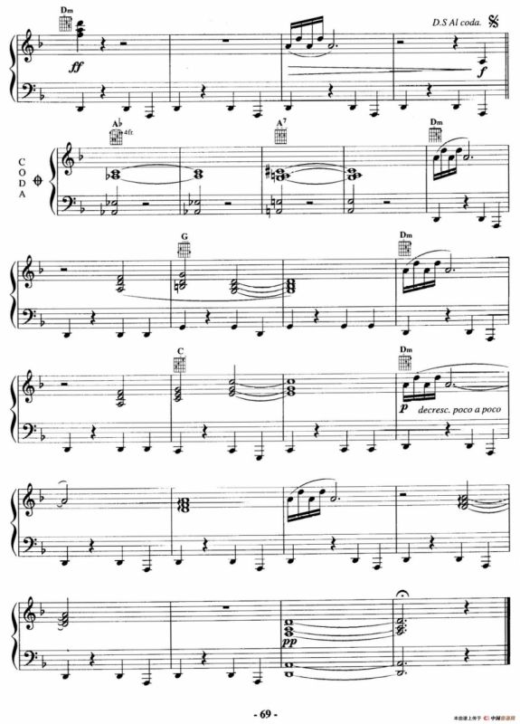 电影配乐大师莫瑞康最佳20首钢琴谱（Best of Ennio Morricone·20）