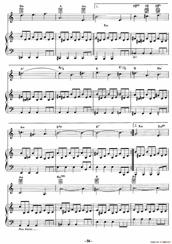 电影配乐大师莫瑞康最佳20首钢琴谱（Best of Ennio Morricone·16）