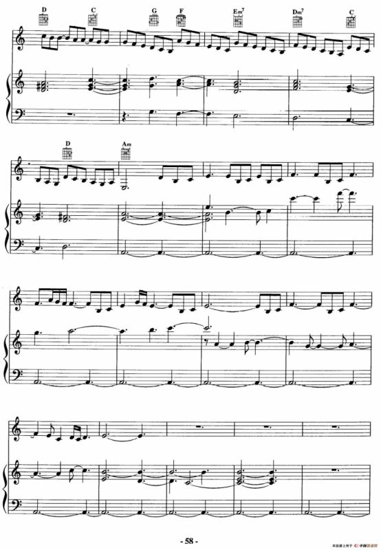 电影配乐大师莫瑞康最佳20首钢琴谱（Best of Ennio Morricone·16）