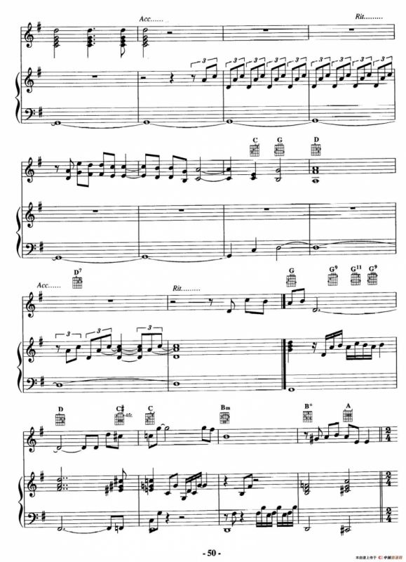 电影配乐大师莫瑞康最佳20首钢琴谱（Best of Ennio Morricone·15）