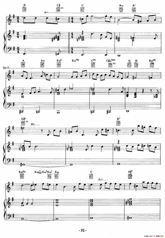 电影配乐大师莫瑞康最佳20首钢琴谱（Best of Ennio Morricone·15）