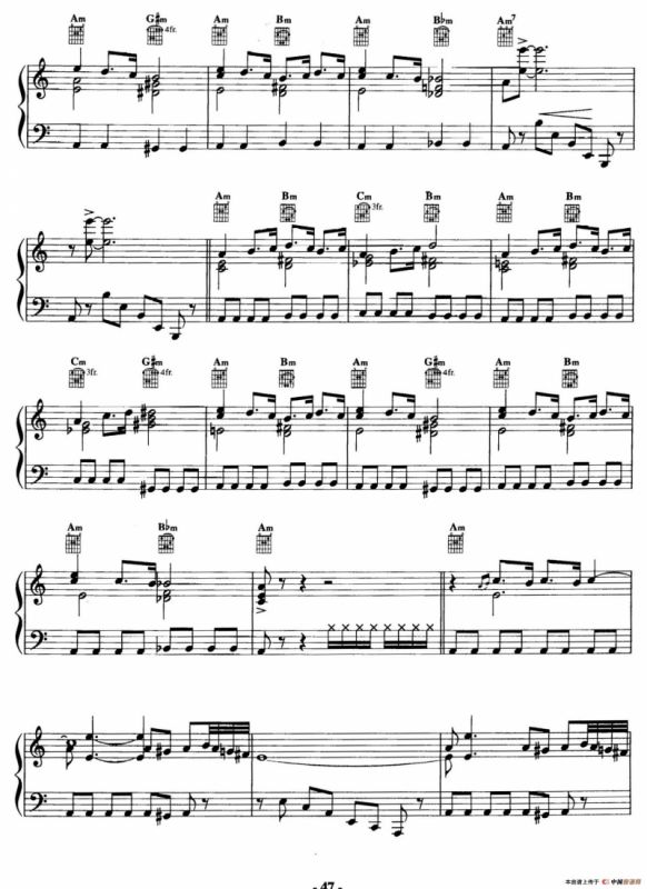 电影配乐大师莫瑞康最佳20首钢琴谱（Best of Ennio Morricone·14）