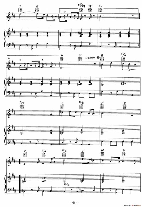 电影配乐大师莫瑞康最佳20首钢琴谱（Best of Ennio Morricone·13）