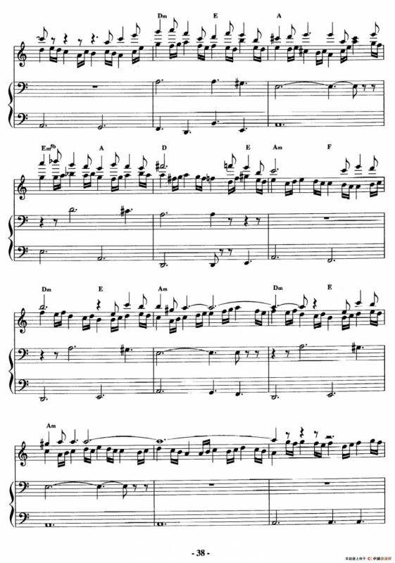 电影配乐大师莫瑞康最佳20首钢琴谱（Best of Ennio Morricone·11）