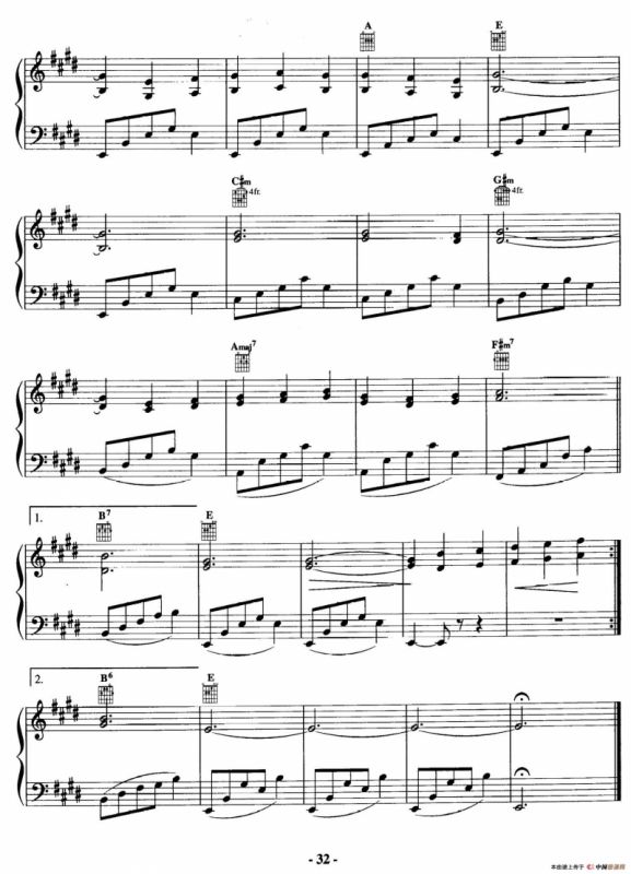 电影配乐大师莫瑞康最佳20首钢琴谱（Best of Ennio Morricone·9）