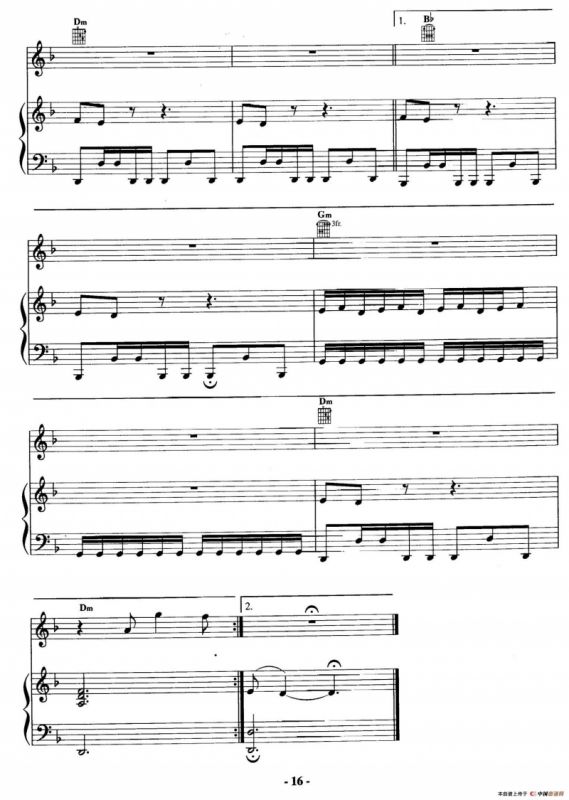 电影配乐大师莫瑞康最佳20首钢琴谱（Best of Ennio Morricone·3）