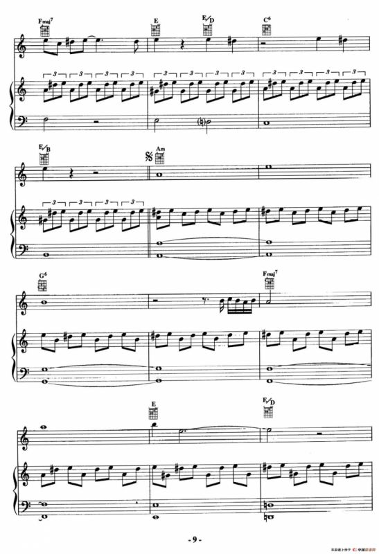 电影配乐大师莫瑞康最佳20首钢琴谱（Best of Ennio Morricone·2）