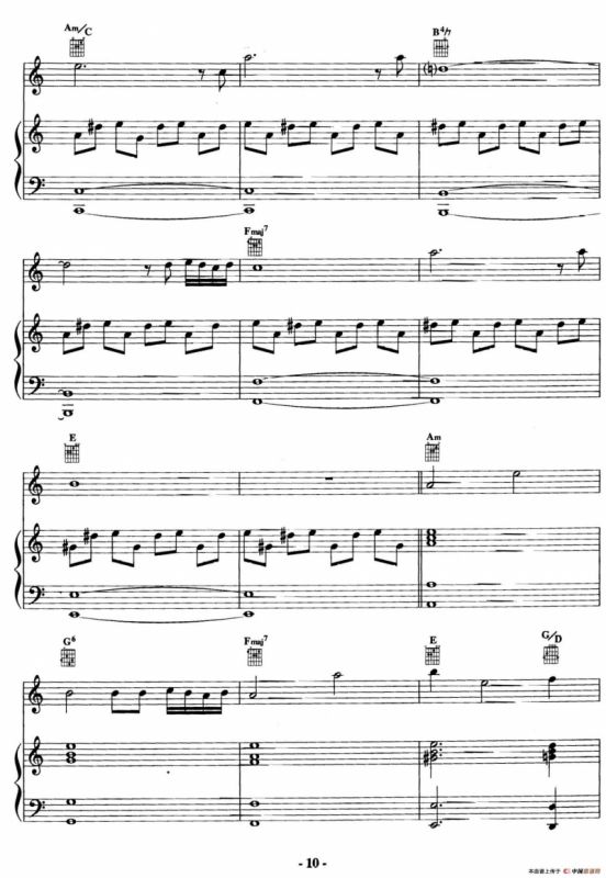 电影配乐大师莫瑞康最佳20首钢琴谱（Best of Ennio Morricone·2）