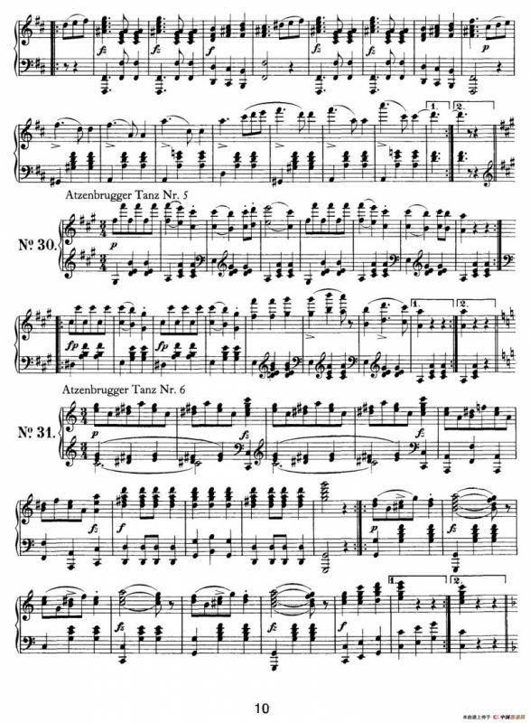 36 Original Dances D.365 Op.9（36首原创舞曲集）