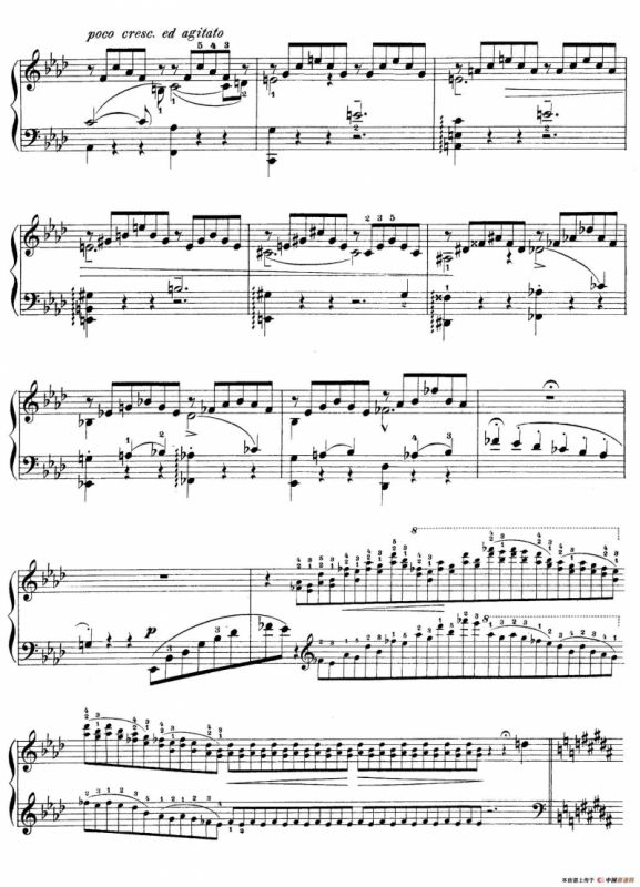 Notturnos S.541（3首夜曲“爱之梦”·3）