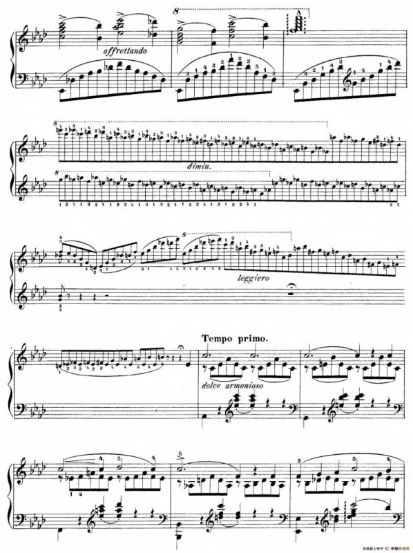 Notturnos S.541（3首夜曲“爱之梦”·3）