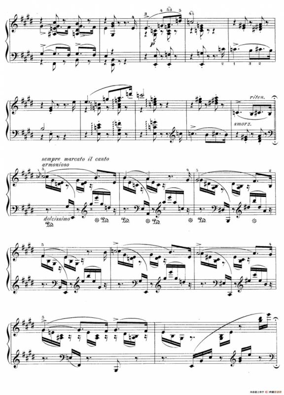 Notturnos S.541（3首夜曲“爱之梦”·2）