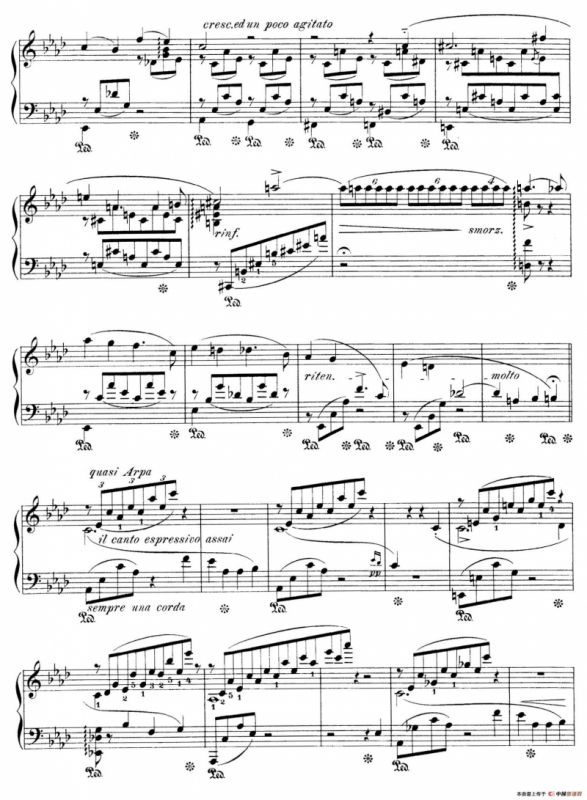 Notturnos S.541（3首夜曲“爱之梦”·1）