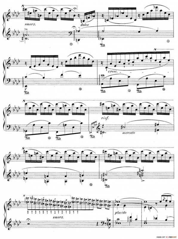 Notturnos S.541（3首夜曲“爱之梦”·1）