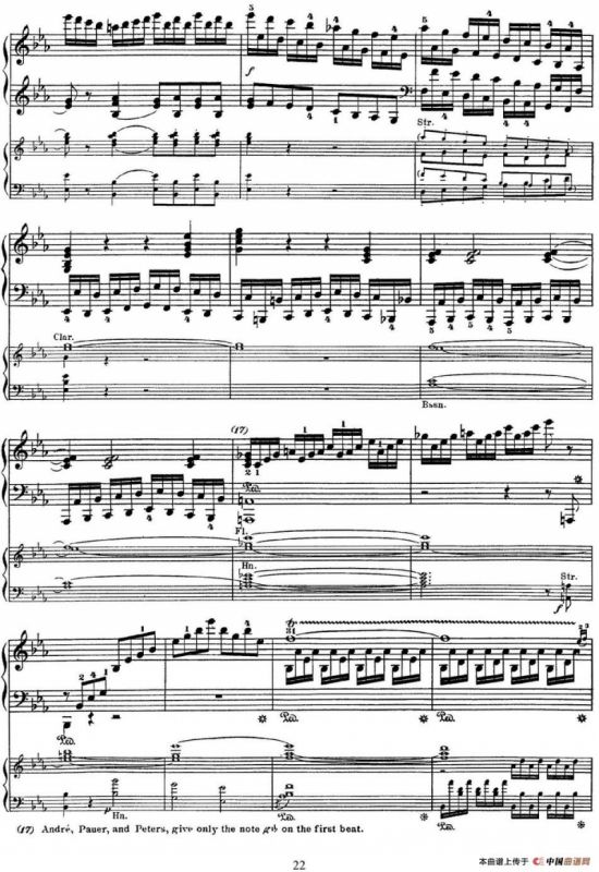 二十八部钢琴协奏曲 No.22（P16-30）