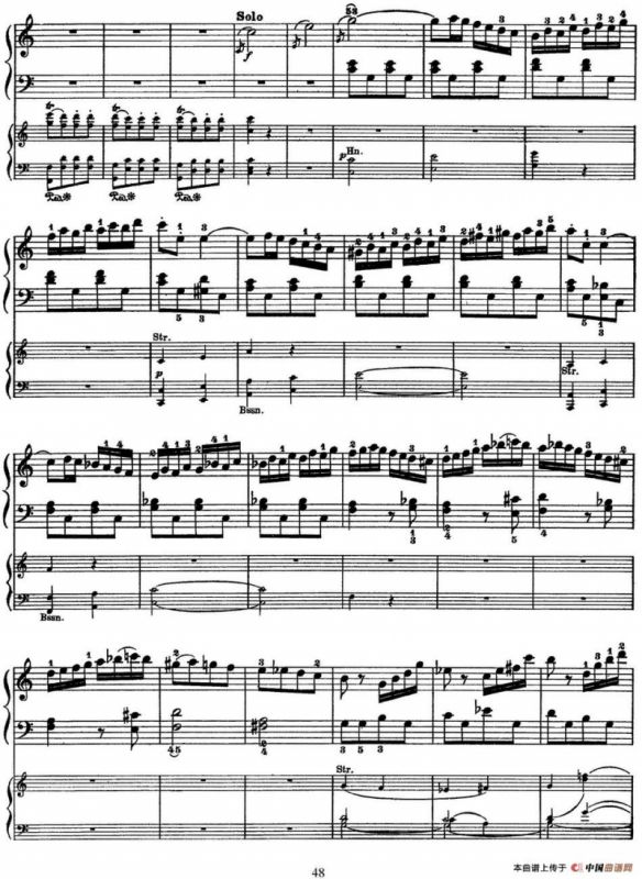 二十八部钢琴协奏曲 No.21（P46-54）