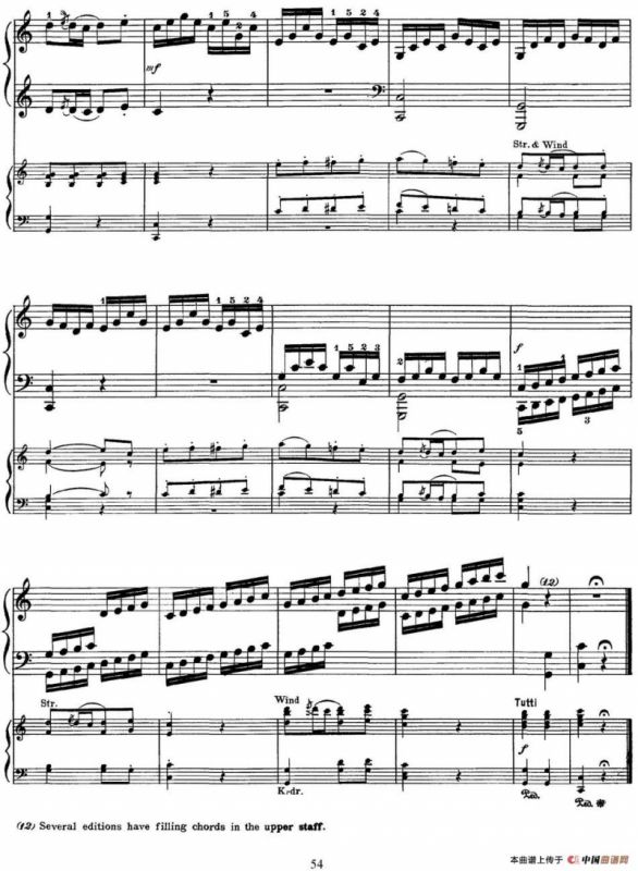 二十八部钢琴协奏曲 No.21（P46-54）