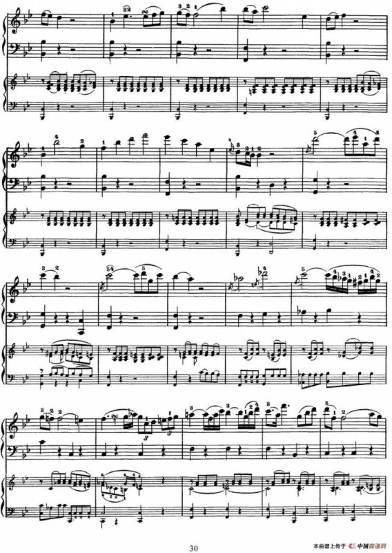 二十八部钢琴协奏曲 No.20（P16-30）