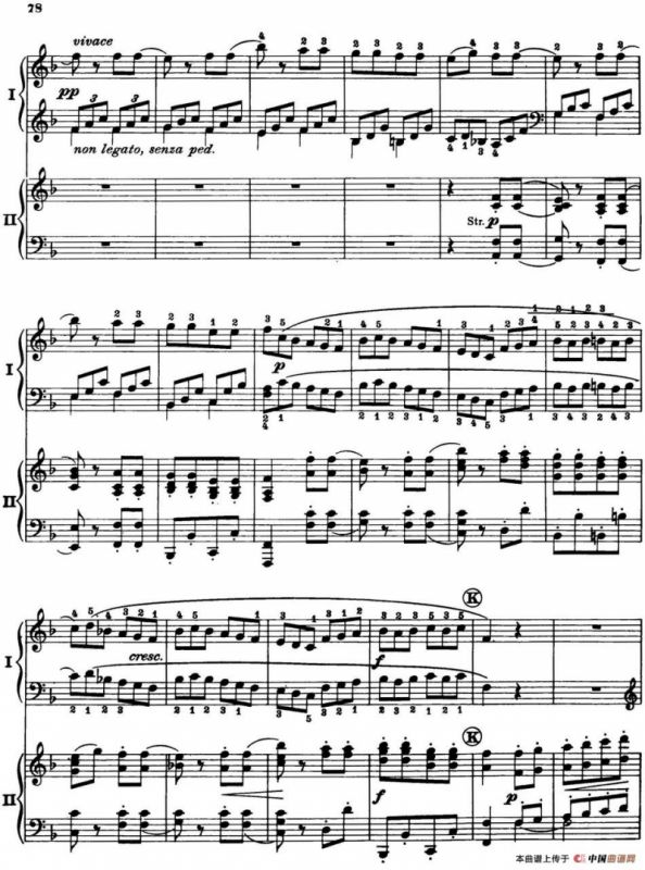 二十八部钢琴协奏曲 No.19（P61-78）