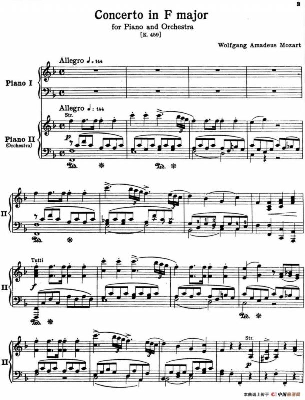 二十八部钢琴协奏曲 No.19（P1-15）