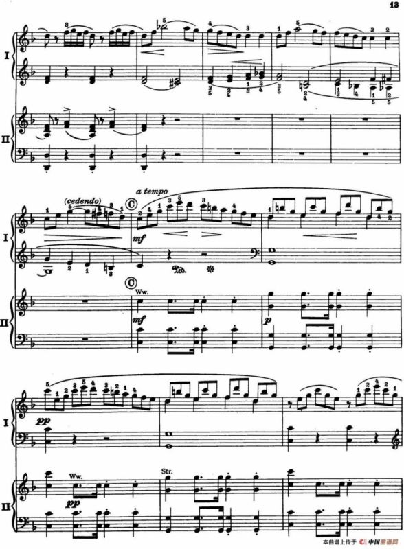 二十八部钢琴协奏曲 No.19（P1-15）