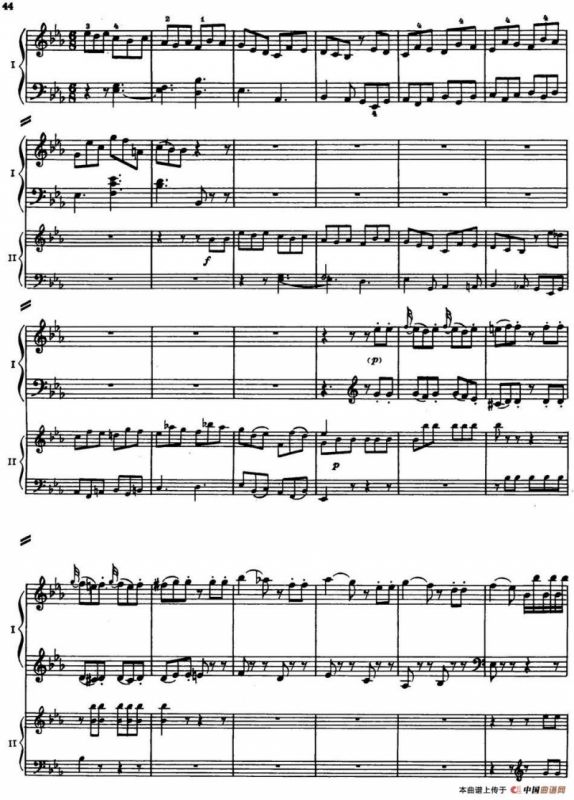 二十八部钢琴协奏曲 No.14（P31-44）