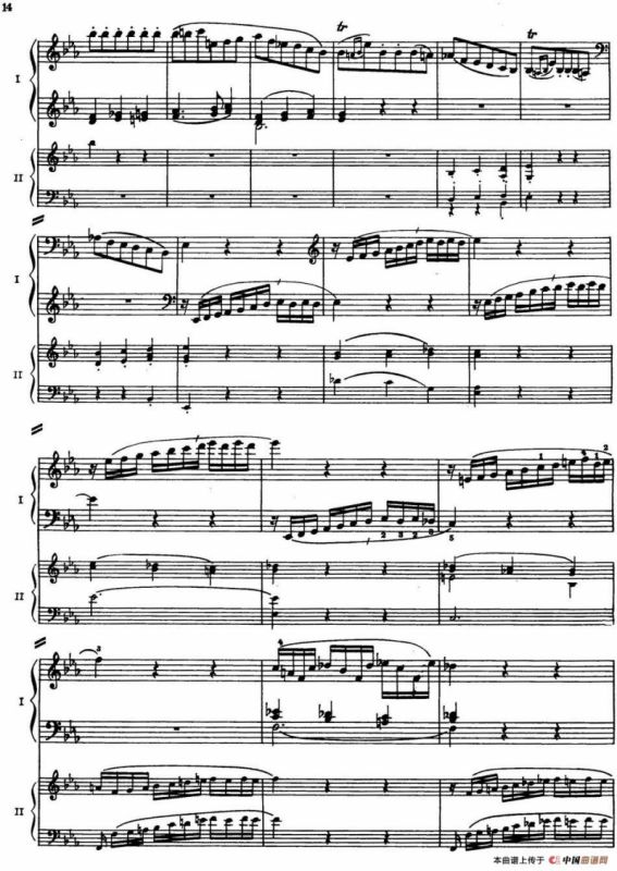 二十八部钢琴协奏曲 No.14（P1-15）