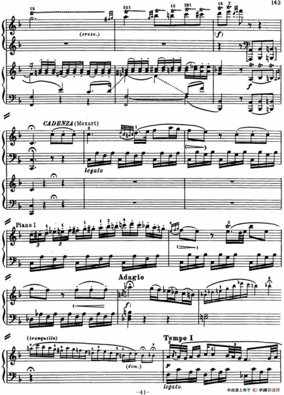 二十八部钢琴协奏曲 No.13（P31-45）