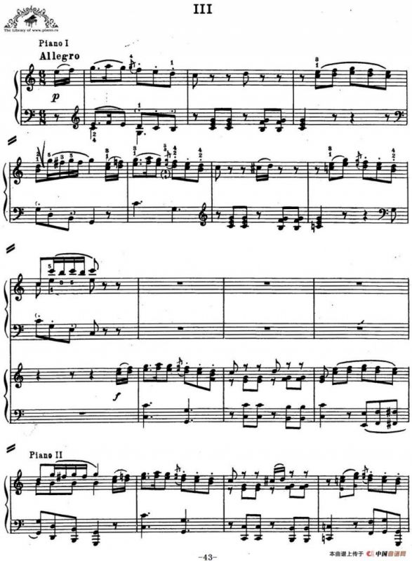 二十八部钢琴协奏曲 No.13（P31-45）