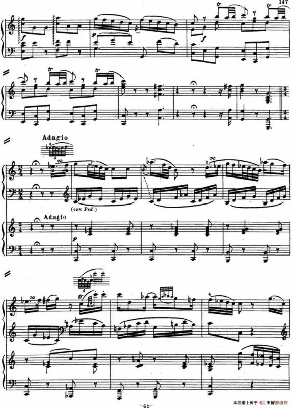 二十八部钢琴协奏曲 No.13（P31-45）