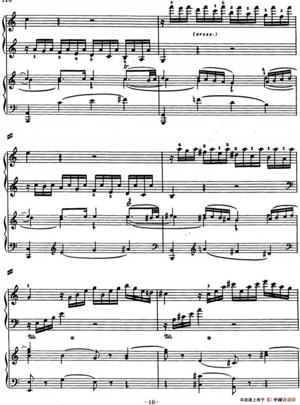 二十八部钢琴协奏曲 No.13（P16-30）