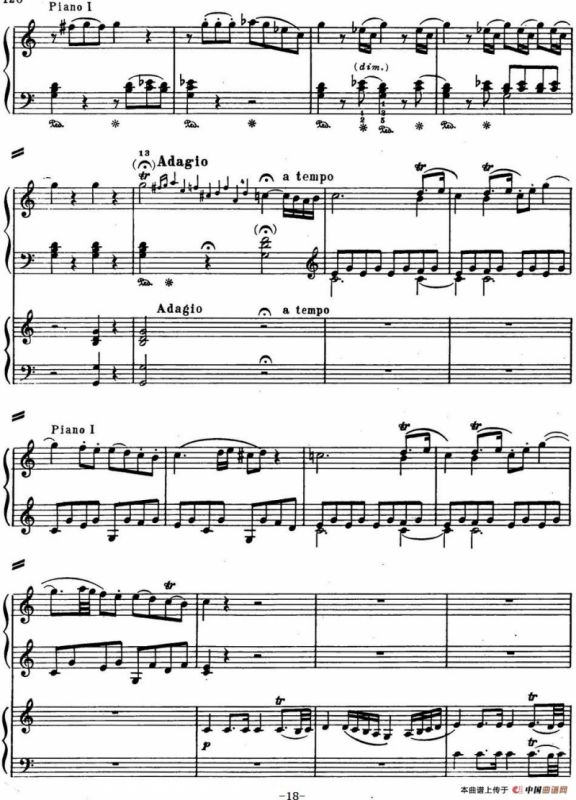 二十八部钢琴协奏曲 No.13（P16-30）