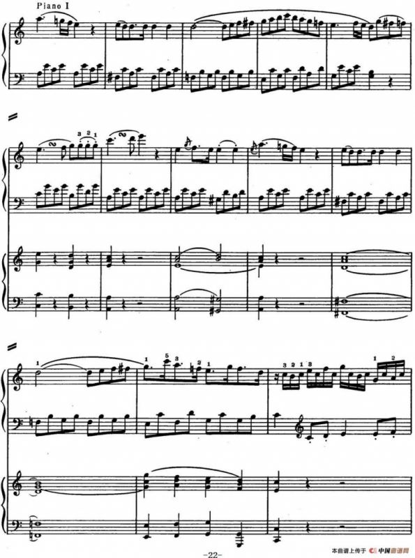 二十八部钢琴协奏曲 No.13（P16-30）