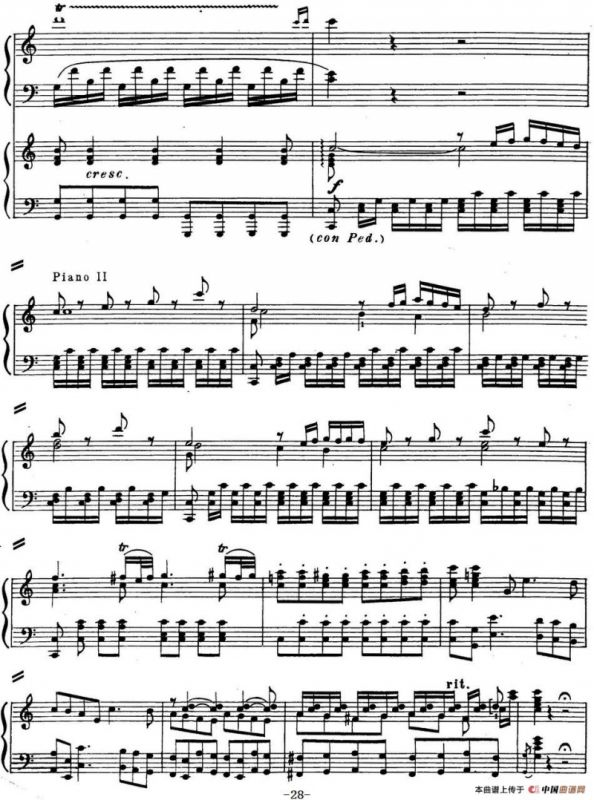 二十八部钢琴协奏曲 No.13（P16-30）