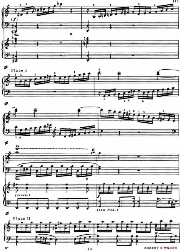 二十八部钢琴协奏曲 No.13（P1-15）