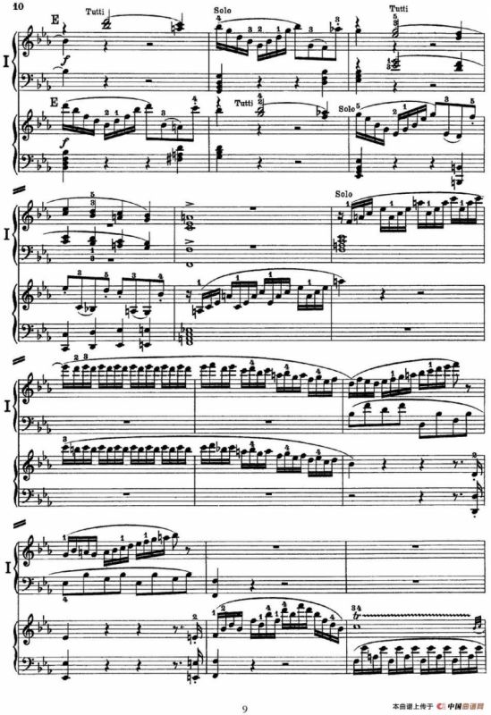 二十八部钢琴协奏曲 No.10（P1-15）