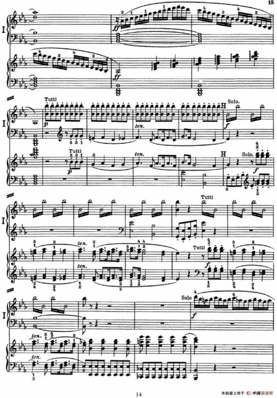 二十八部钢琴协奏曲 No.10（P1-15）