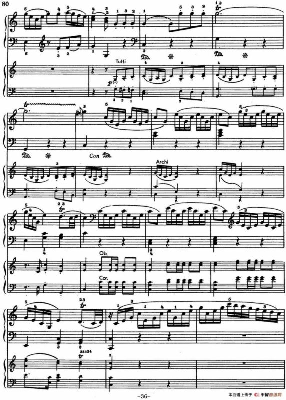 二十八部钢琴协奏曲 No.8（P31-38）