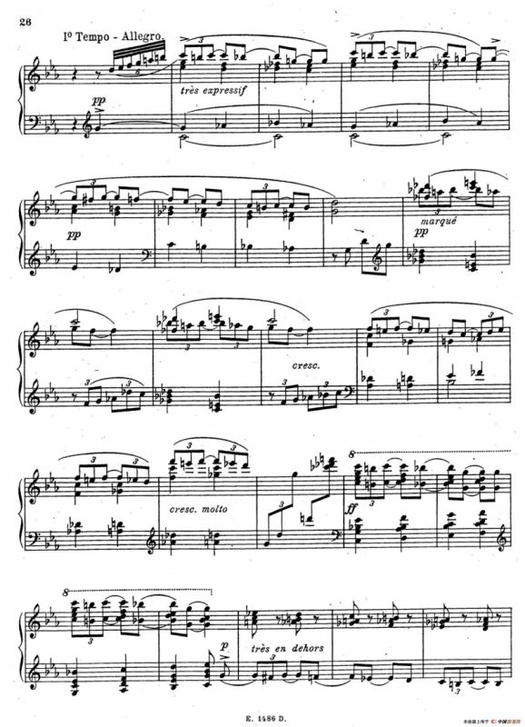 Sonate Romantique Op.3（浪漫奏鸣曲·Ⅲ）