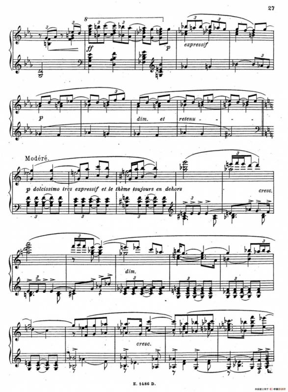 Sonate Romantique Op.3（浪漫奏鸣曲·Ⅲ）