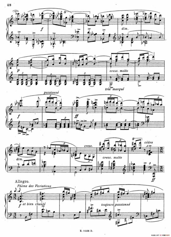 Sonate Romantique Op.3（浪漫奏鸣曲·Ⅲ）