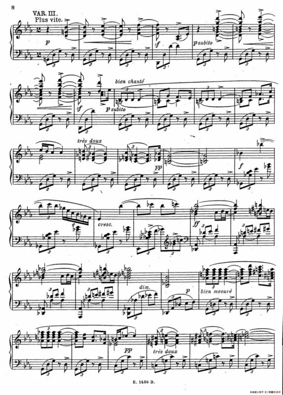 Sonate Romantique Op.3（浪漫奏鸣曲·Ⅰ）