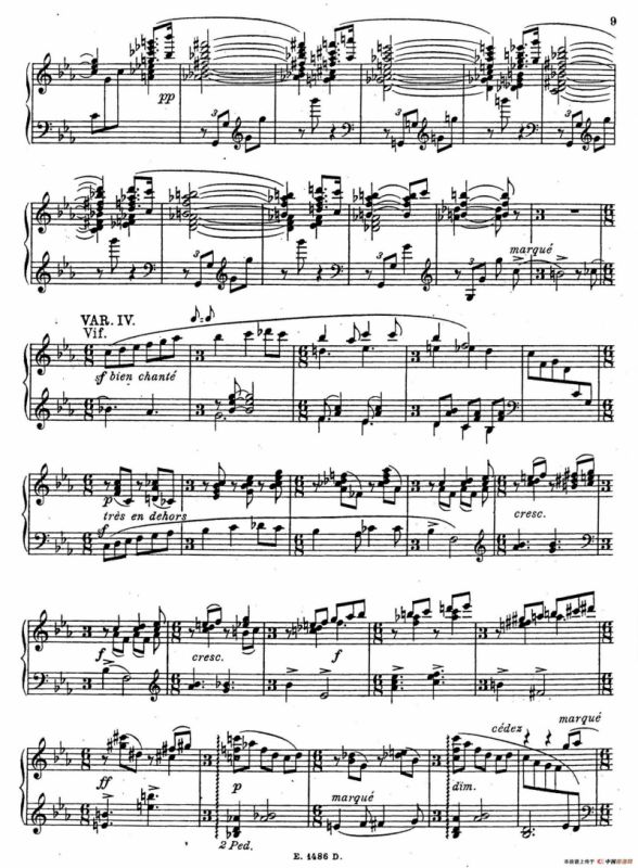 Sonate Romantique Op.3（浪漫奏鸣曲·Ⅰ）